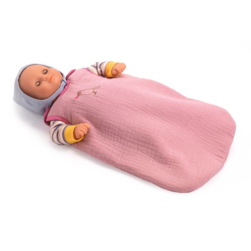 Djeco - Pomea - Rose Garden Doll Sleeping Bag