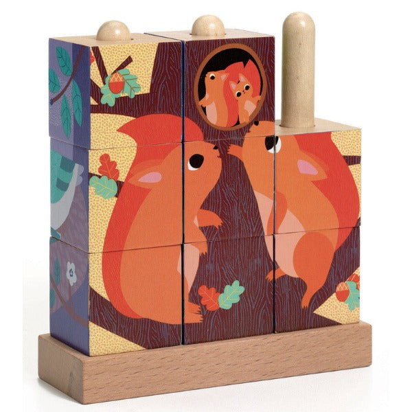 Djeco - Puzz Up Forest Wooden Puzzle