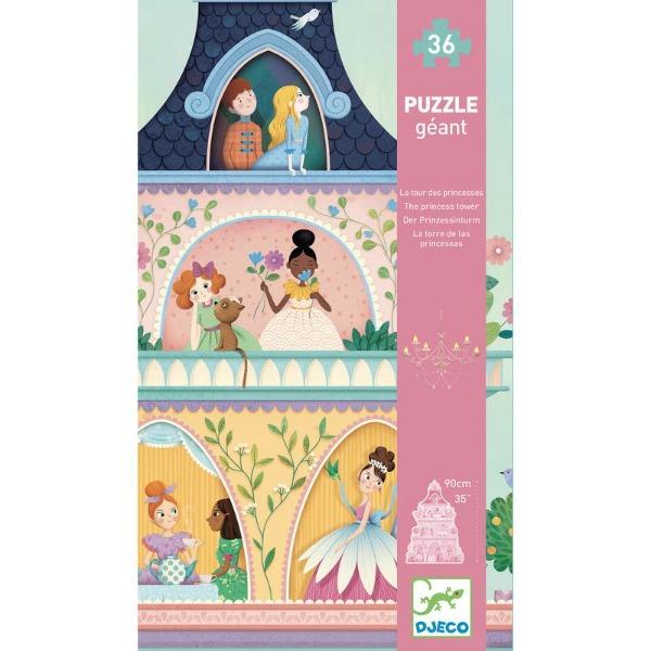 Djeco - The Princess Tower - 36pc Giant Puzzle