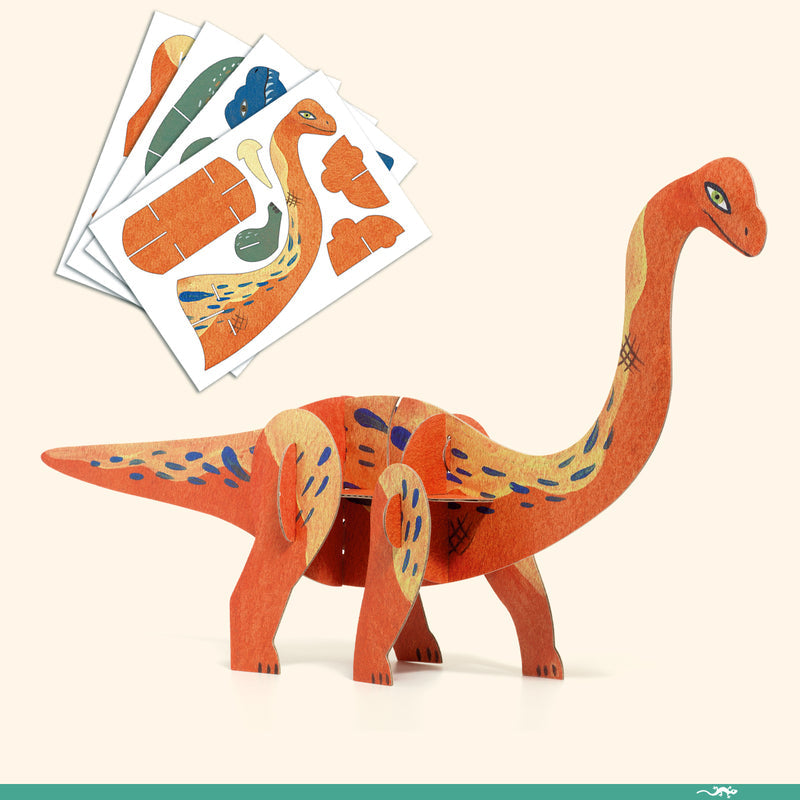 Djeco - The World of Dinosaurs - Multi Craft Box Kit