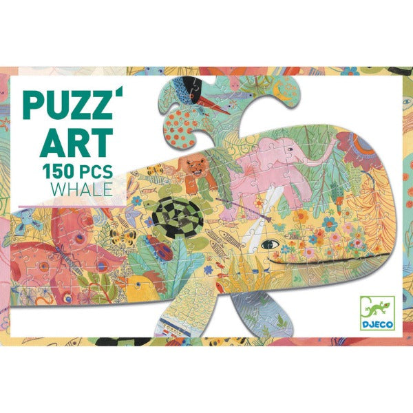 Djeco - Whale - 150pc Art Puzzle