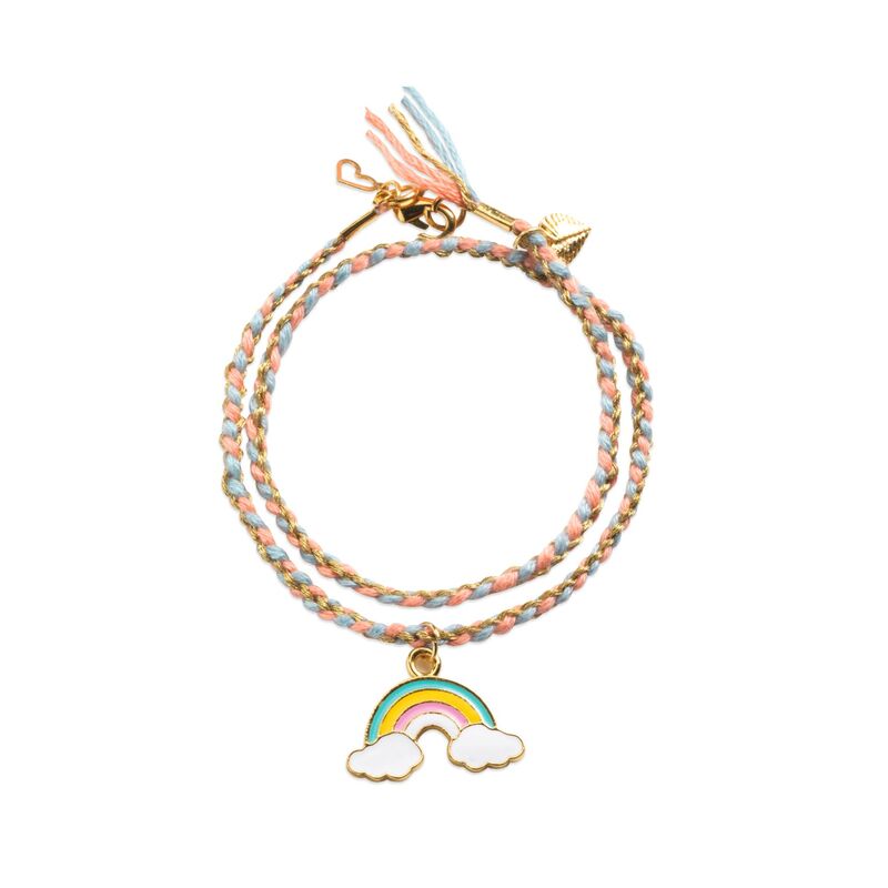 Djeco - You & Me - Rainbow Kumihimo Beads Set