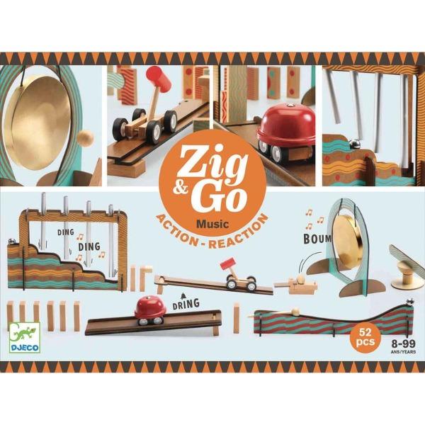 Djeco - Zig & Go - 52pc Music Set