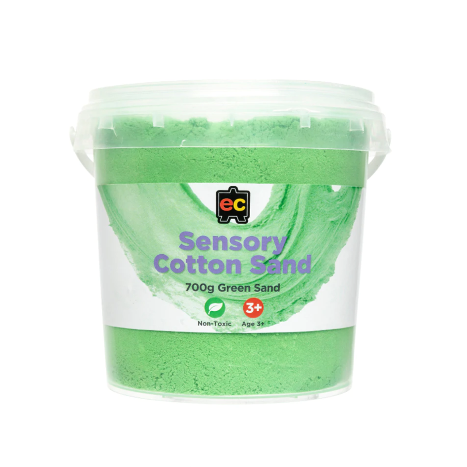 Sensory COTTON Sand - 700g Tub (In Assorted Colours)