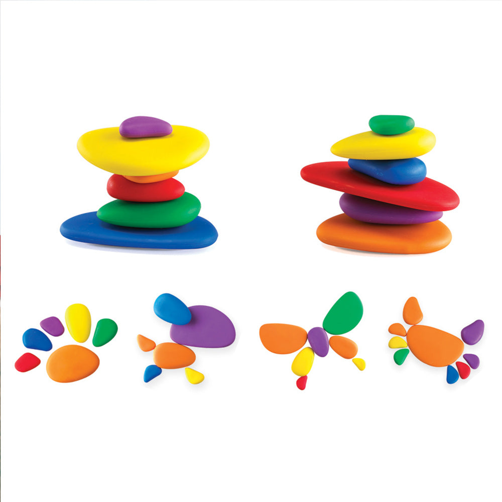 Building Rainbow Pebble Classroom Mega Set - Edx Education - The Creative Toy Shop