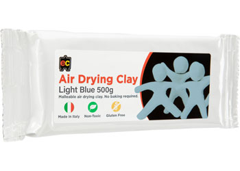Educational Colours - Air Drying Clay  - Light Blue 500gm