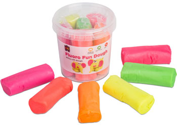Educational Colours - Fun Dough 900g Tub - Fluro