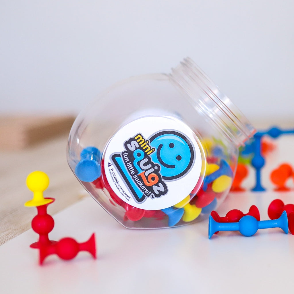 Fat Brain Toys - MINI Squigz  (75 small pieces)