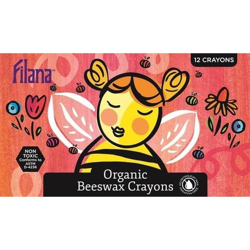 Filana Organic Beeswax Crayons set of 12 - Filana - The Creative Toy Shop