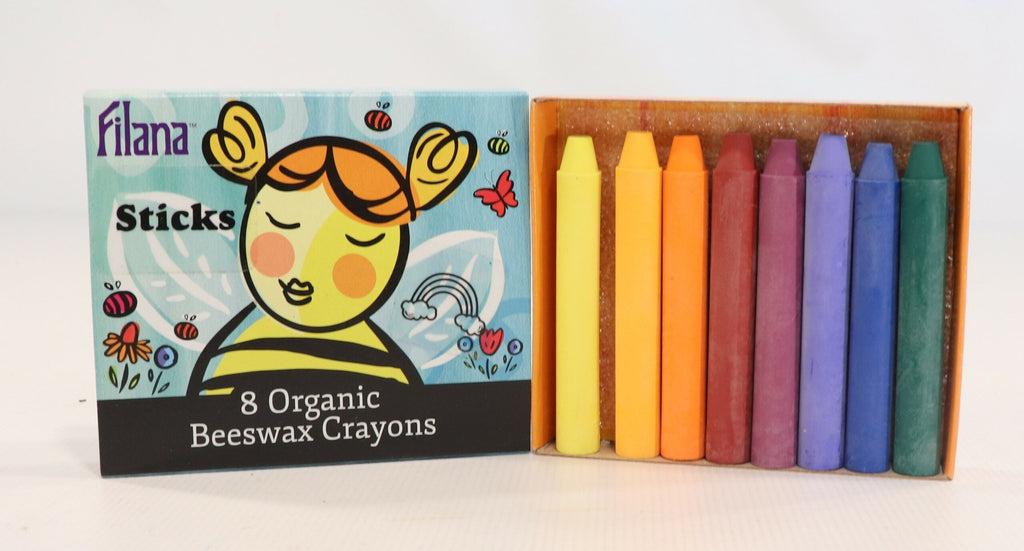 Filana - Stick Organic Crayons Rainbow (Pack of 8)