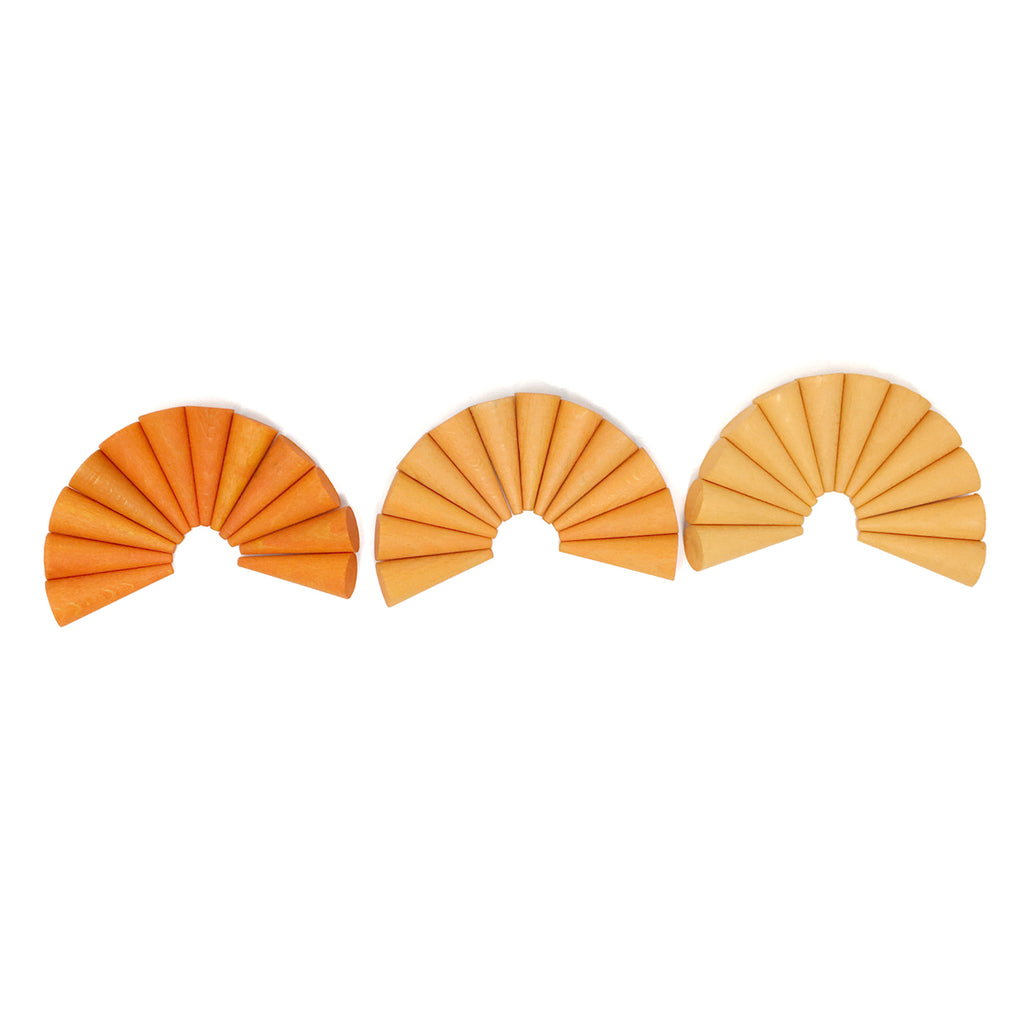 Grapat Mandala - Orange Cones - Grapat - The Creative Toy Shop