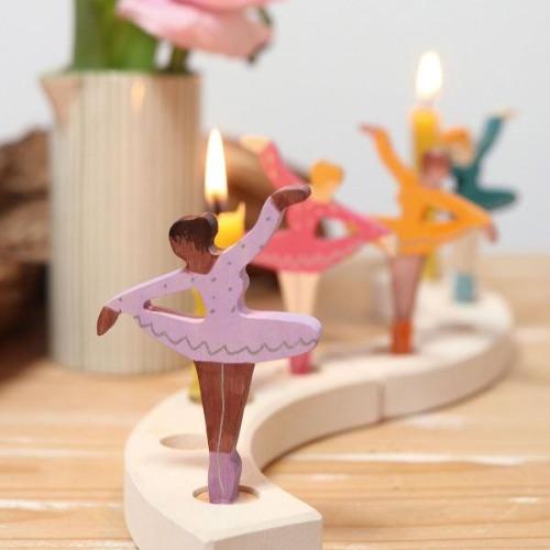 Grimm's Decorative Figure - Ballerina (Lilac)