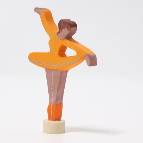 Grimm's Decorative Figure - Ballerina (Orange)