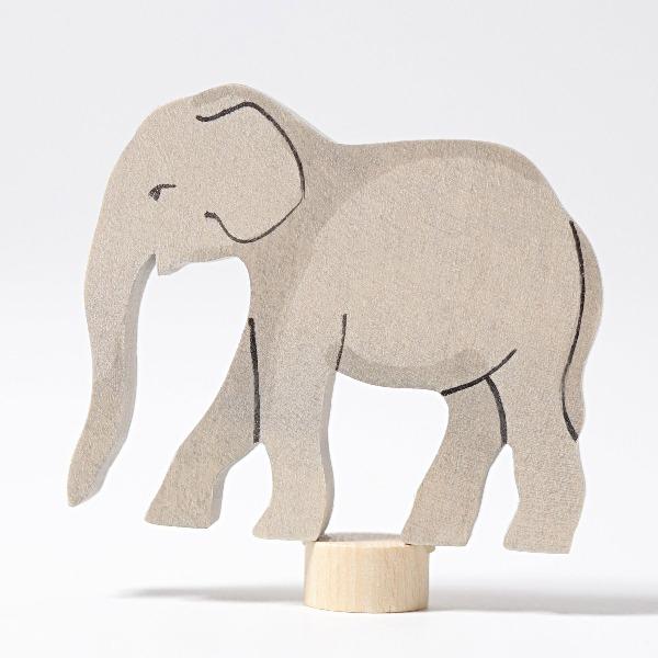 Grimm's Decorative Figure - Elephant Handpainted