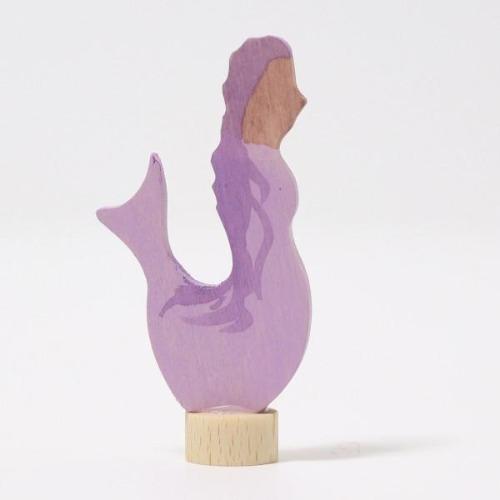 Grimm's Decorative Figure - Mermaid (Amethyst)