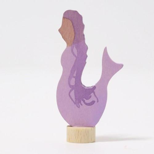 Grimm's Decorative Figure - Mermaid (Amethyst)
