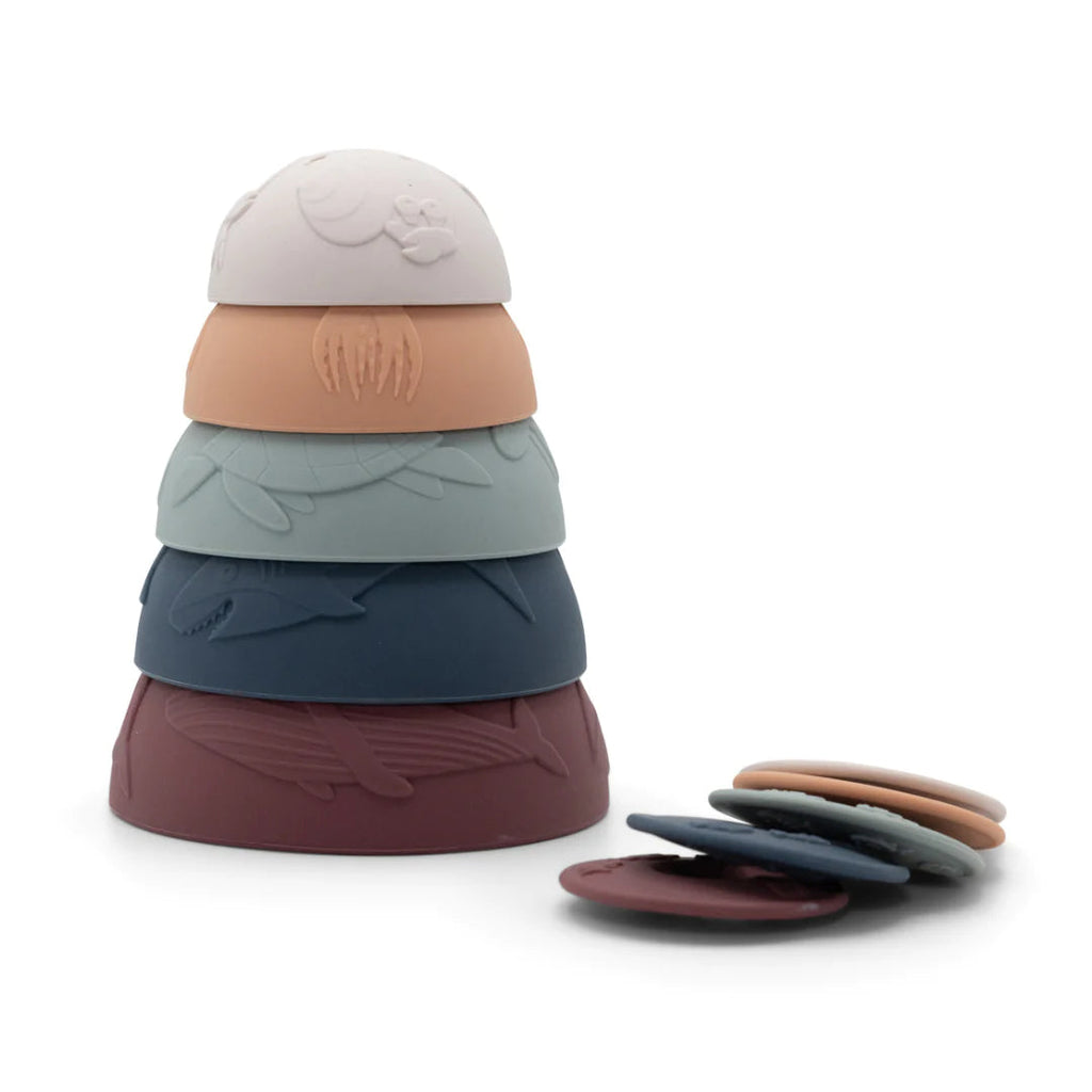 Stacking Creative Design Jellystone - Ocean Stacking Cups – The Creative Toy Shop