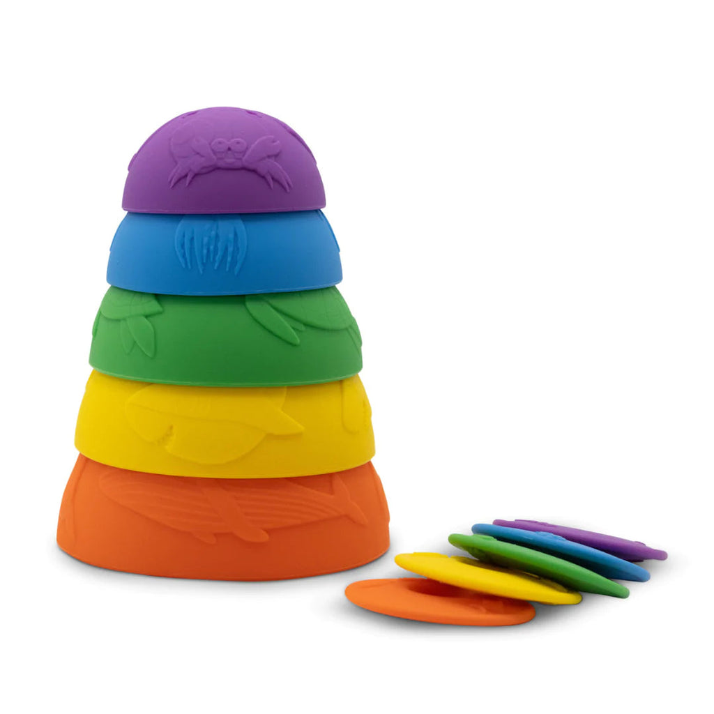 Jellystone - Ocean Stacking Cups – The Creative Toy Shop