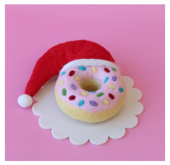 Juni Moon - Christmas Santa Hat Donut (Individual)
