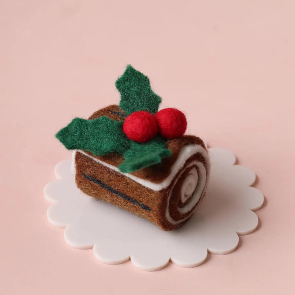 Juni Moon - Yule Log Christmas Chocolate Sponge Roll