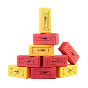 KickBrick - Red/Yellow Single (Pack of 25 Bricks)