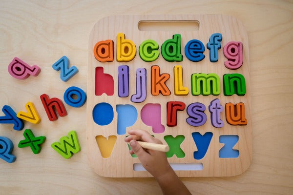 Kiddie Connect - Handycarry Lowercase ABC Trace Puzzle