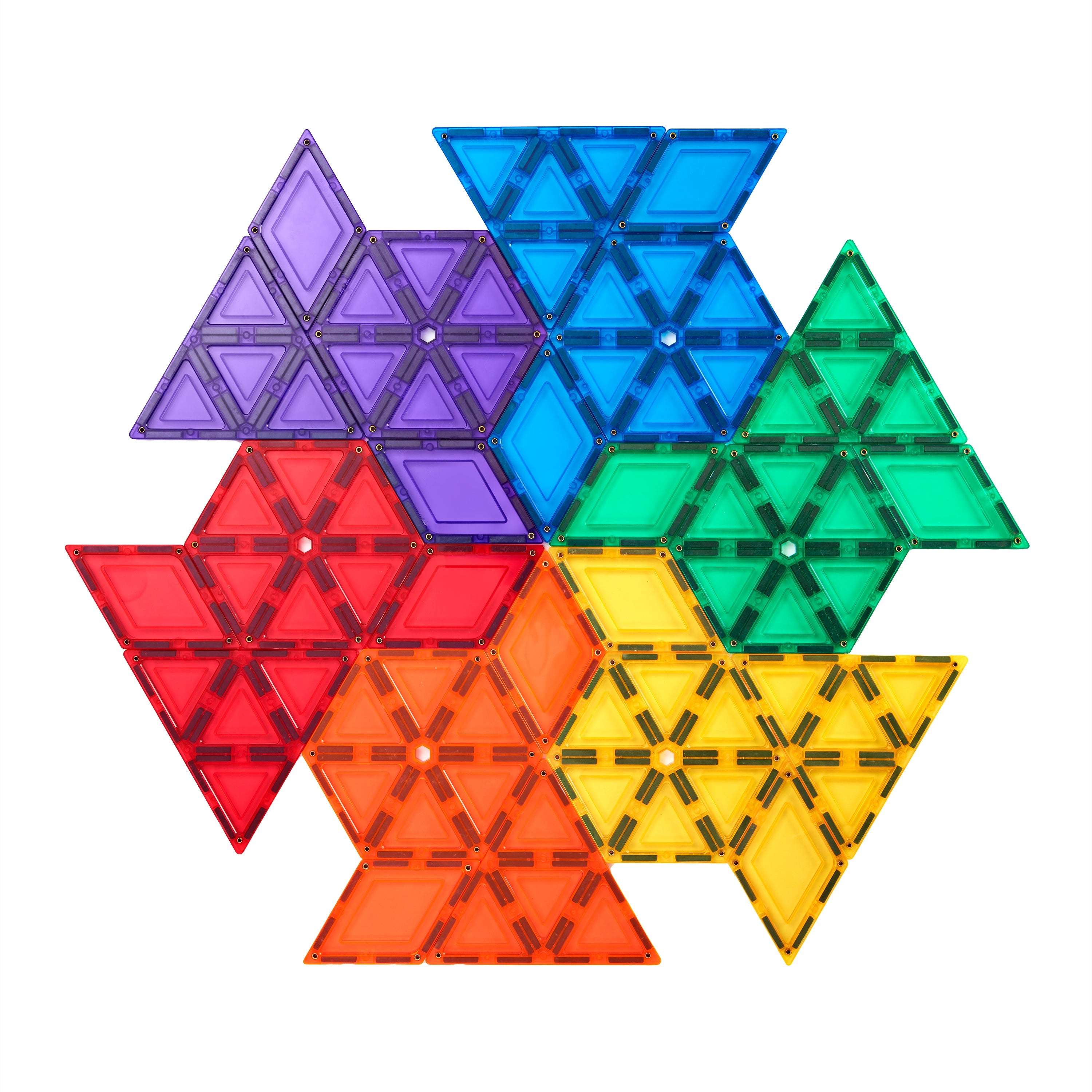 Magnetic Tiles Idea Cards: 2D Geometric Shapes