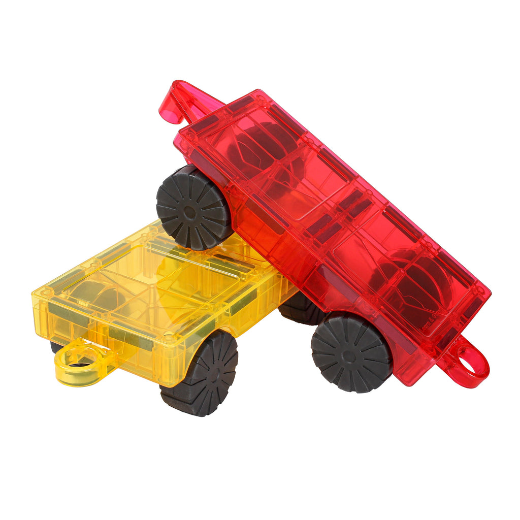 Learn & Grow Magnetic Tiles - Car Base Pack (2 Piece)