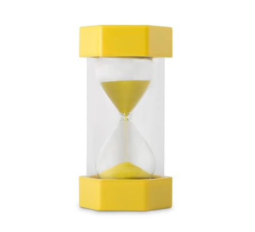 Learning Can Be Fun - Large Yellow Sand Timer (10 Minute)