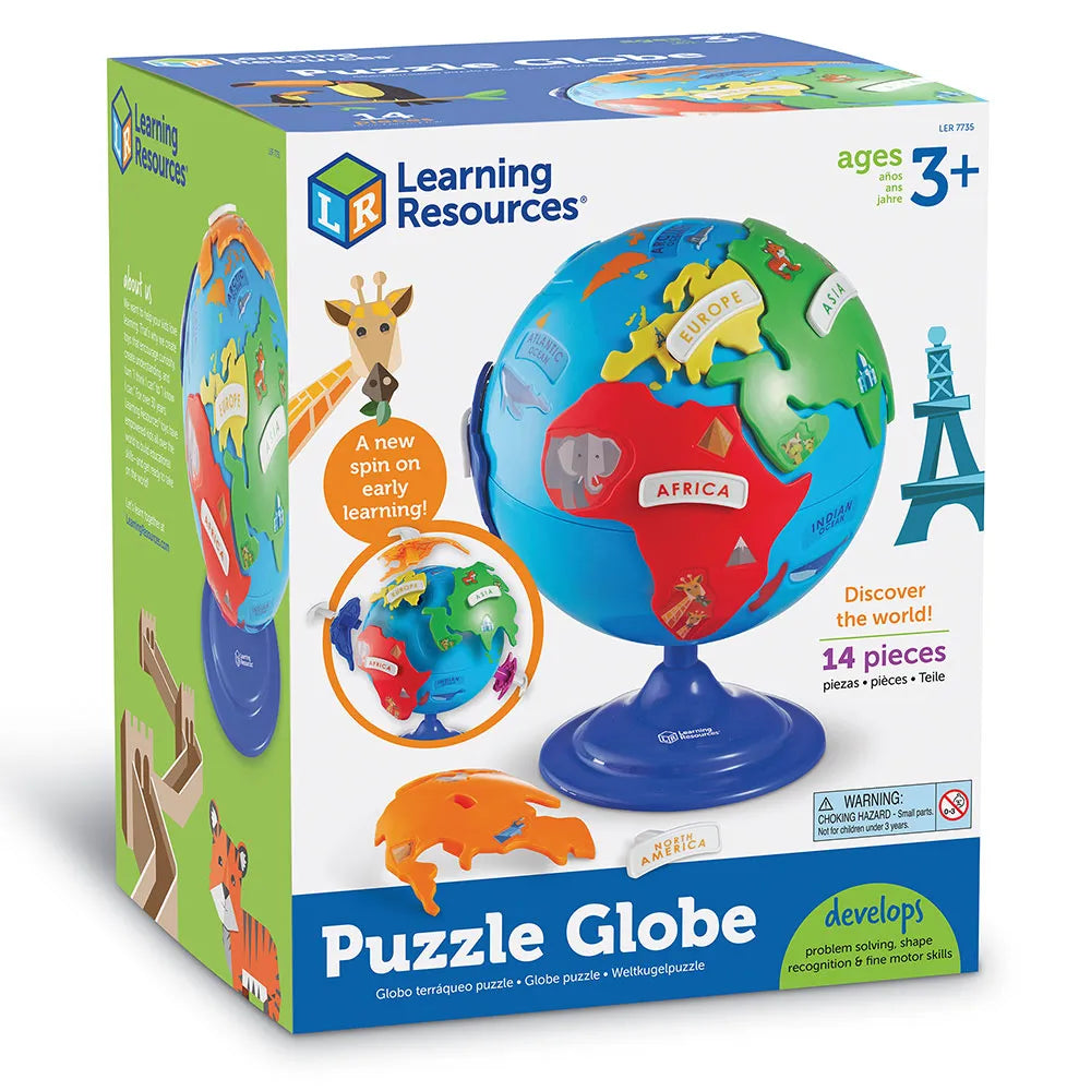 Learning resources puzzle online globe