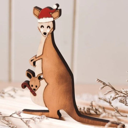Let Them Play - Store Scene - Christmas Kangaroo & Joey (New 2022)