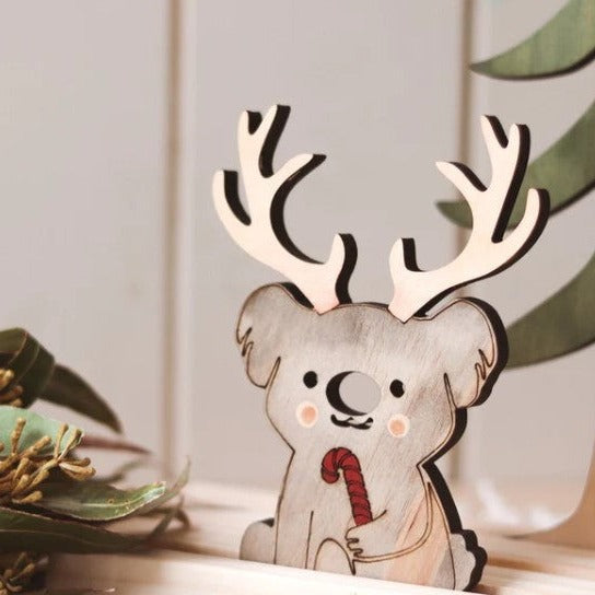 Let Them Play - Story Scene - Christmas Koala with Antlers (New 2022)