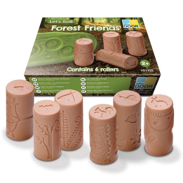 Yellow Door - Let's Roll - Forest Friends Rollers (Set of 6)