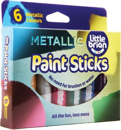 Little Brian - Metallic Paint Sticks - (6 Pack)