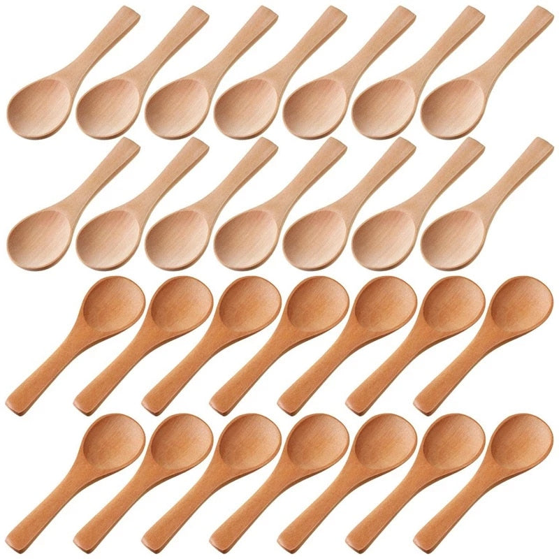 Loose Parts Play - SMALL Wooden Spoon (Individual)