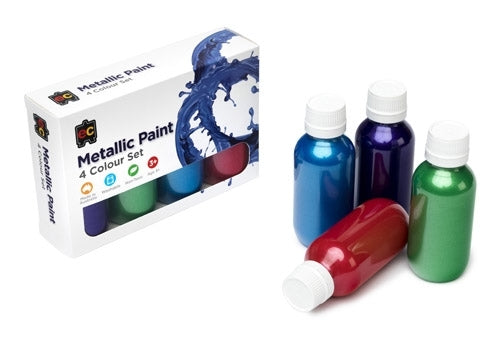 Educational Colours - Metallic Paint Set (Set of 4)