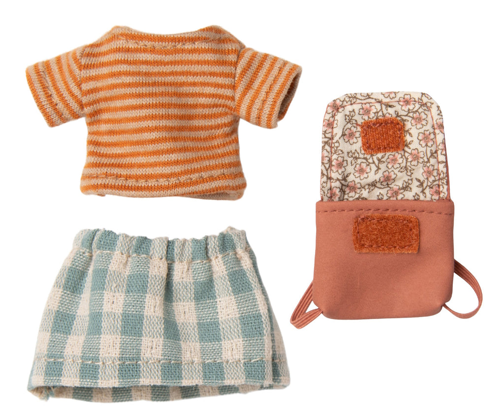 Maileg - Clothes & Rose Bag for Big Sister Mouse