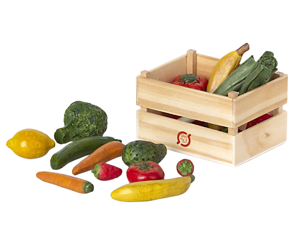Maileg - Veggies & Fruits In Box