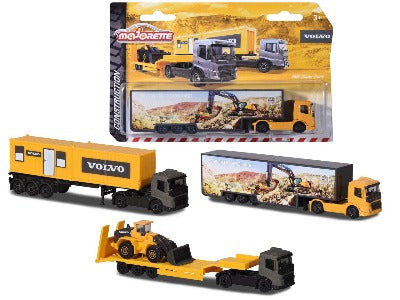 Majorette - Volvo Construction Transporters - Assorted (Individual)