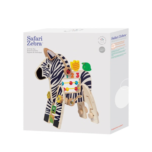 Manhattan - Safari Zebra Wooden Activity Toy