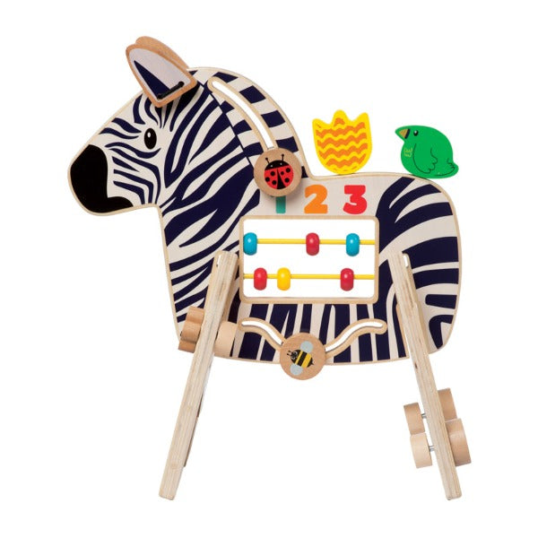 Manhattan - Safari Zebra Wooden Activity Toy
