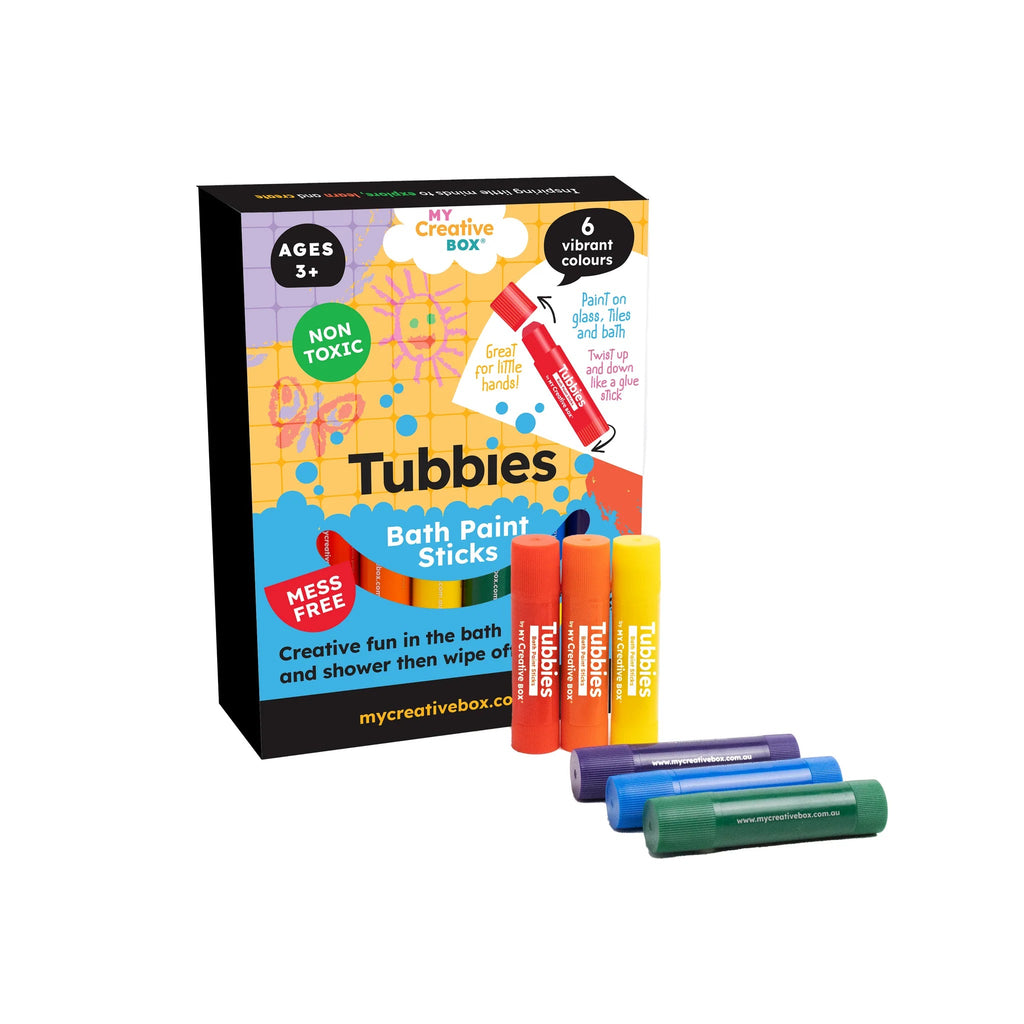 My Creative Box Tubbies Bath Paint Sticks Set of 6 The Creative Toy