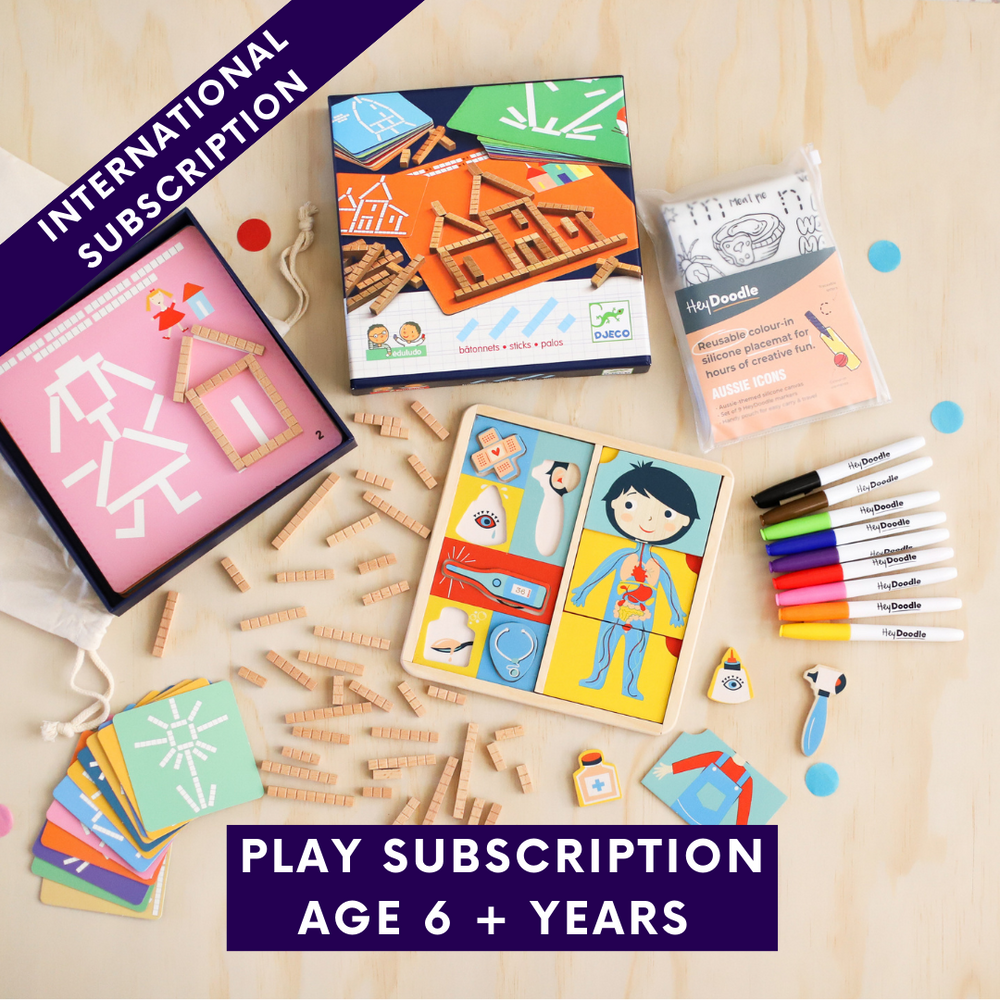 PLAY Subscription Box - Age 6+ (International Shipping)