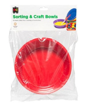 Rainbow Bowls - Set of 6 (for Paint, Sponge & Sorting)