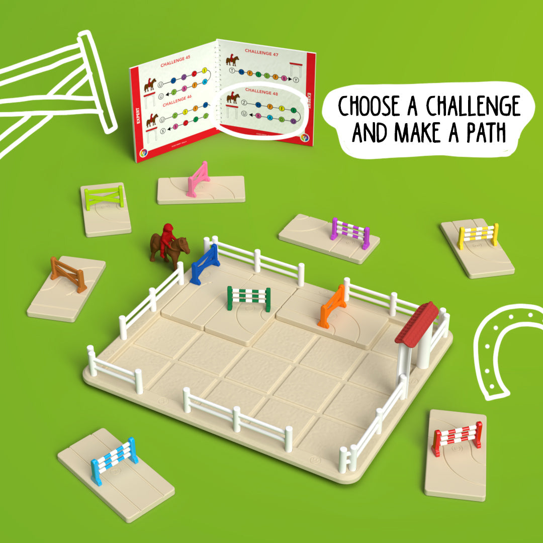 Smart Games Horse Academy: Gioco Da Tavolo Rompicapo Con 80 Sfide, 7+ Anni