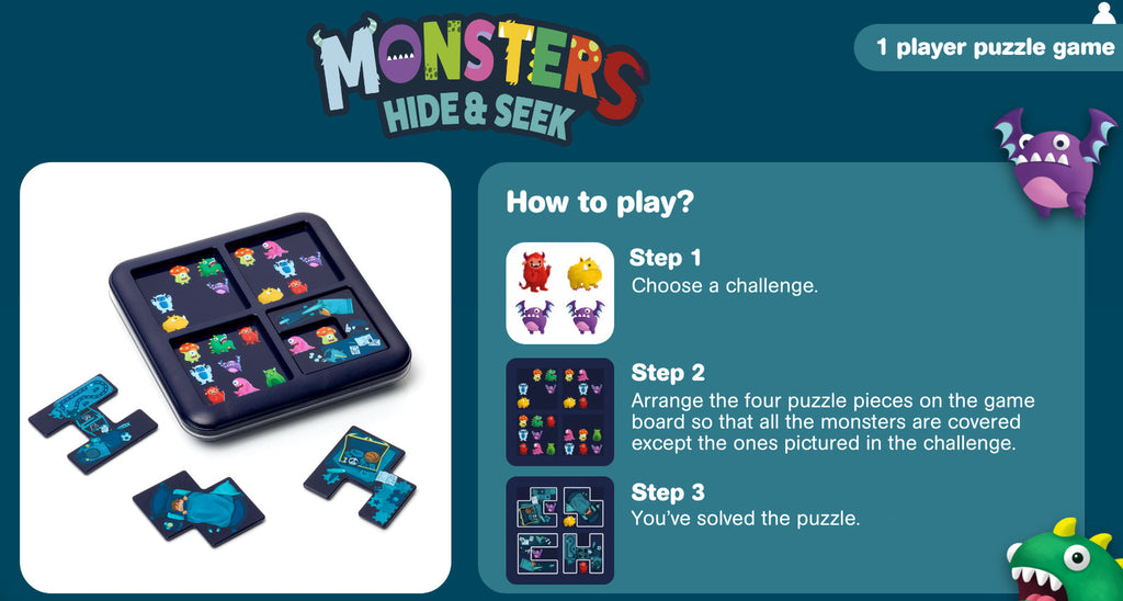 Smart Games - Monsters Hide and Seek