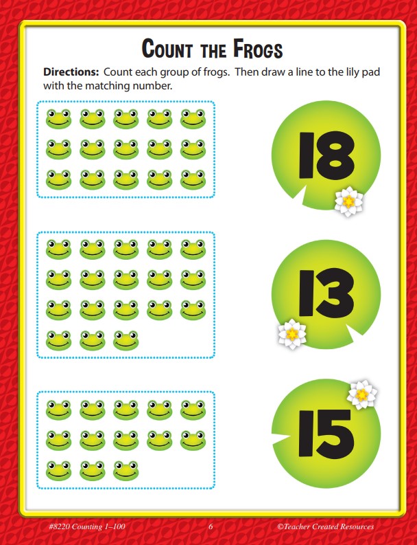 Teacher Created Resources - Counting 1-100 - Write-On Wipe-Off Book
