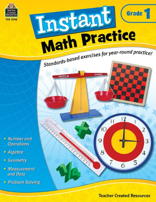 Teacher Created Resources - Instant Math Practice Book (Grade 1)