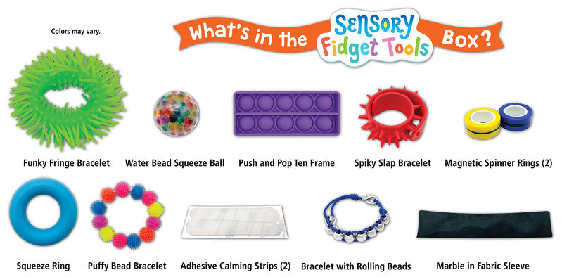 Teacher Created Resources - Sensory Fidget Tools - Fidget Box (12pc)