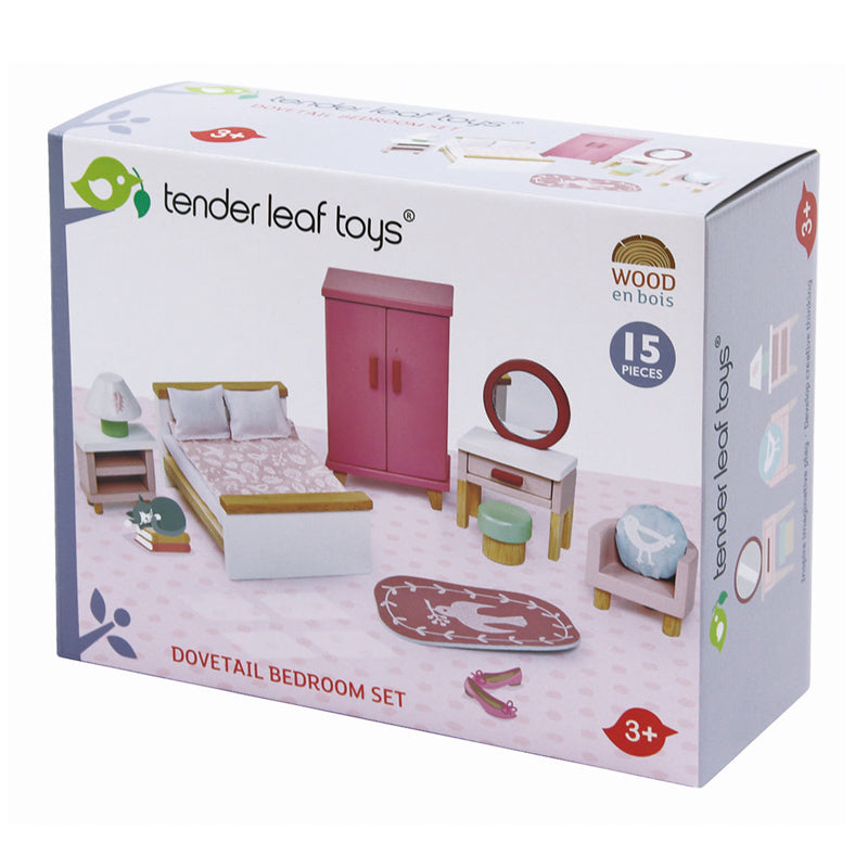 Tender Leaf - Dovetail - Dolls House Bedroom Furniture Set